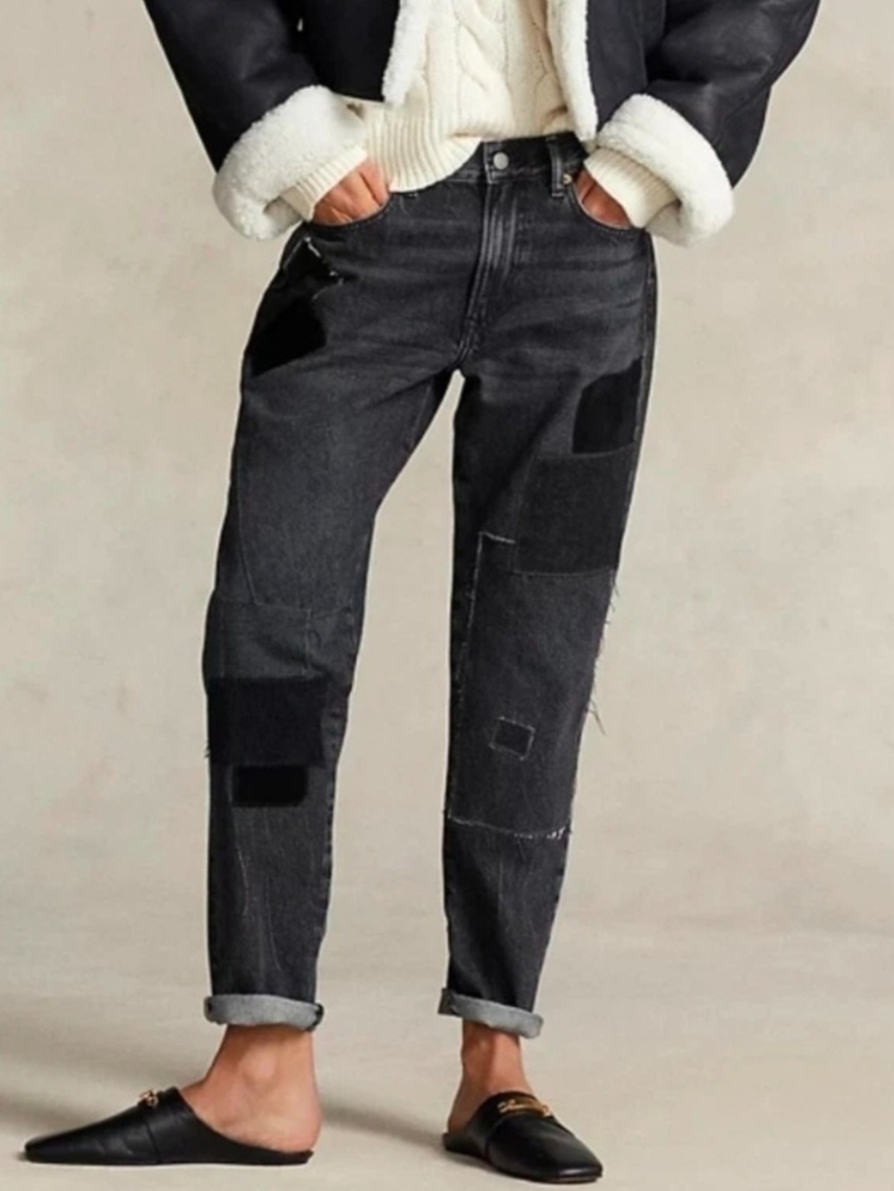 Polo Ralph Lauren Avery Patchwork Boyfriend Jeans 27